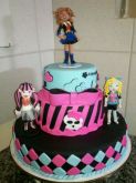 Bolo da monster high