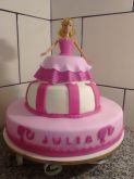 bolo barbie
